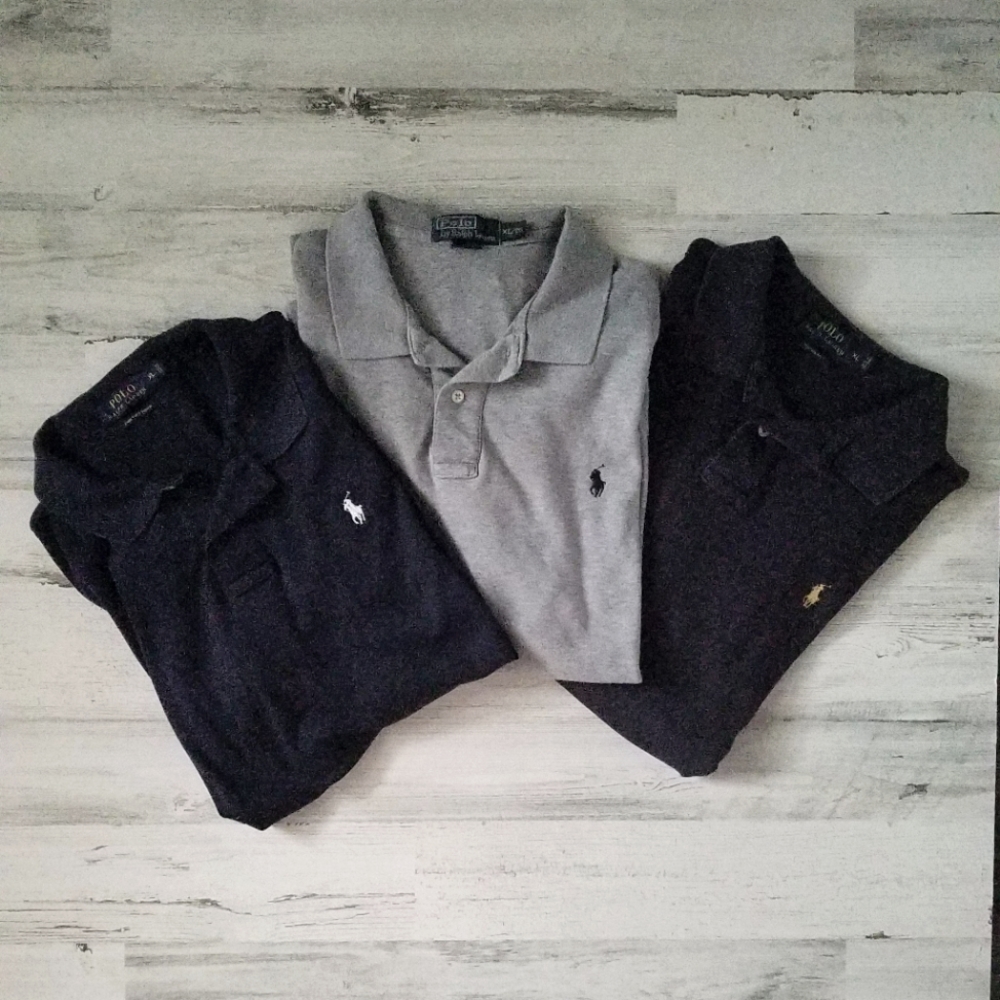 3 Men's XL Ralph Lauren Polos